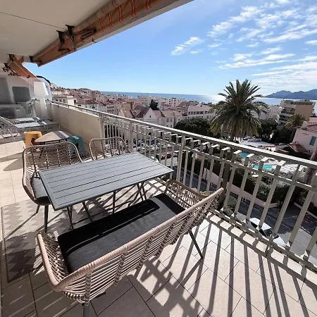 Apartamento Triple Panorama Vue Esterel Suquet Terrasse Garage