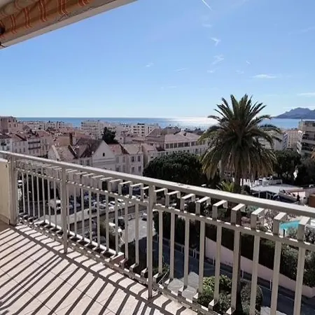 Triple Panorama Vue Esterel Suquet Terrasse Garage Apartamento Cannes